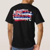 マウイストロングブラックメンズ Tシャツ (裏面)