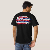 マウイストロングブラックメンズ Tシャツ (裏面フル)