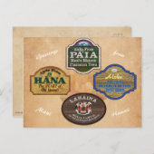 マウイタウンズ ポストカード (正面/裏面)