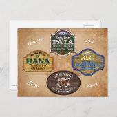 マウイタウンハガキ ポストカード (正面/裏面)