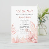 マウイド結婚式招待状ブライダルシャワー 招待状 (スタンド正面)