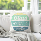 マウイノカオイヴィンテージタイポグラフィ クッション