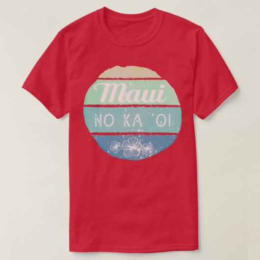 マウイノカオイ Tシャツ (デザイン正面)