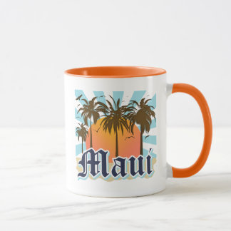 マウイハワイの記念品の島 マグカップ