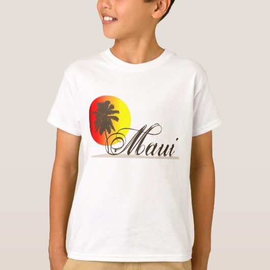 マウイハワイの記念品 Tシャツ (正面)