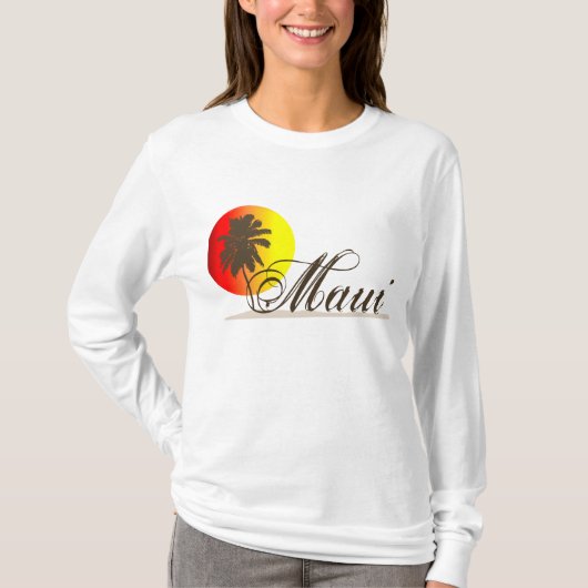 マウイハワイの記念品 Tシャツ (正面)