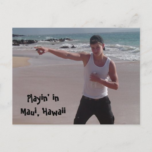 マウイハワイオンザビーチ ポストカード (正面)