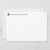 マウイハワイカアナパリビーチヴィンテージレトロ (裏面)