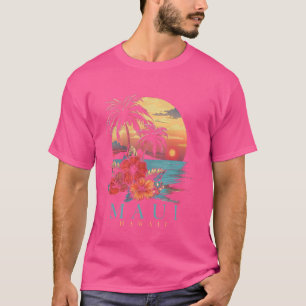 マウイハワイハイビスカスハワイアンフラワーズスーベリースール Tシャツ