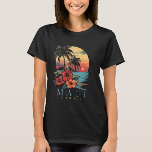 マウイハワイハイビスカスハワイアンフラワーズスーベリースール Tシャツ