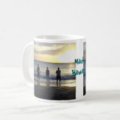 マウイハワイビーチサンセット コーヒーマグカップ (正面左)