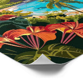 マウイハワイ旅行ポスターアートプリントポスター ポスター (角)