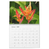 マウイハワイ暦 カレンダー (1月 2027)