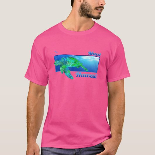 マウイハワイ水泳本宇 Tシャツ (正面)