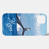 マウイハワイ海ホエールテール Case-Mate iPhoneケース (裏面 (横))