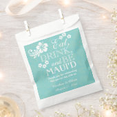 マウイハワイ結婚のキャンディバービュッフェありがとう フェイバーバッグ (クリップ留めされた状態)