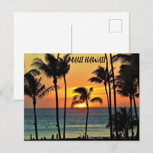 マウイハワイ ポストカード (正面/裏面)