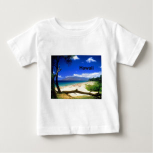 マウイハワイKiheiのビーチ(St.K.) ベビーTシャツ