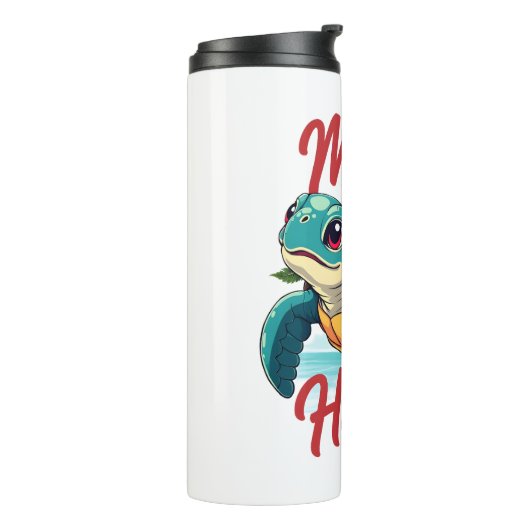 マウイハワイTシャツガールガールウィメンキッズシータートルハウ タンブラー (回転左)