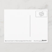 マウイビーチはがき上火山黒砂文字 ポストカード (裏面)