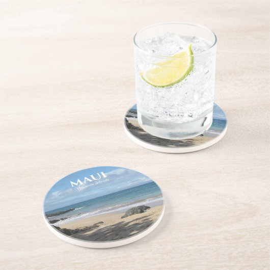 マウイビーチサンドストーンコースター コースター (側面)