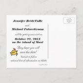 マウイビーチショラ結婚イン 案内ポストカード (裏面)