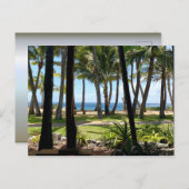 マウイビーチハワイパームツリーズ ポストカード (正面/裏面)