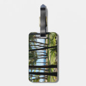 マウイビーチハワイパームツリーズ ラゲッジタグ (裏面縦)