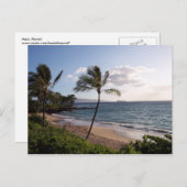 マウイビーチ ポストカード (正面/裏面)