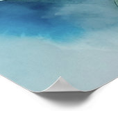 マウイホワイトプルメリアポスター ポスター (角)