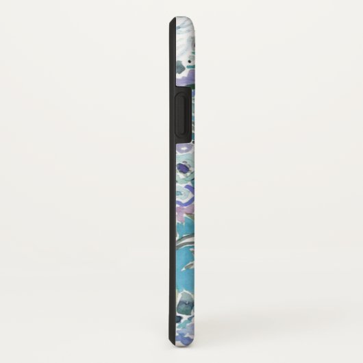 マウイマインドセットミスティックバイオレットアクアフローラ Case-Mate iPhoneケース (裏面/右)