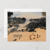 マウイレイオンシークレットビーチRSVP インビテーションポストカード (正面/裏面)