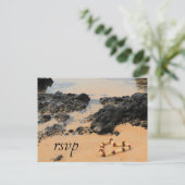 マウイレイオンシークレットビーチRSVP インビテーションポストカード (スタンド正面)