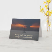 マウイ夕日の同情カード カード (黄色い花)