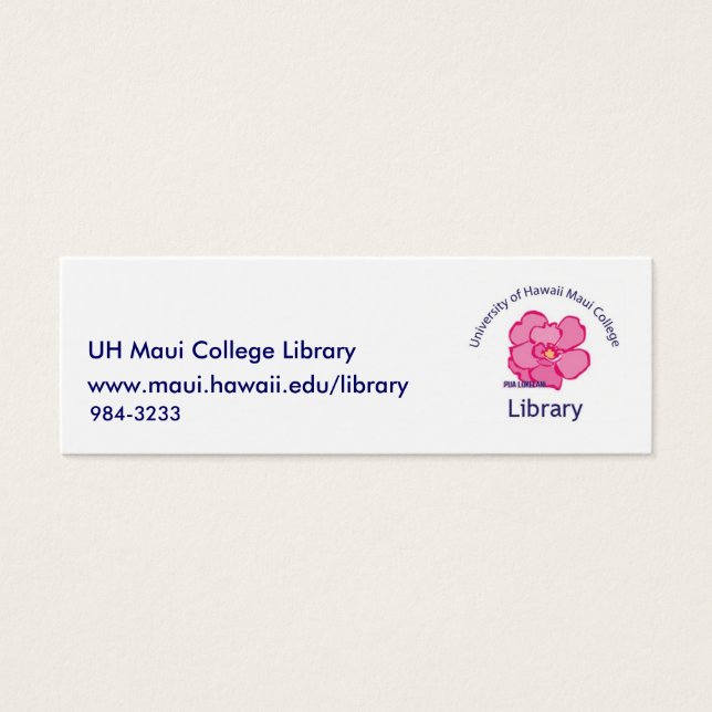 マウイ大学図書館 (正面)