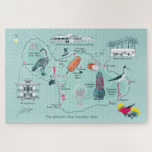 マウイ島のカスタマイズ可能な地図，ハワイ島ジグソーパズル