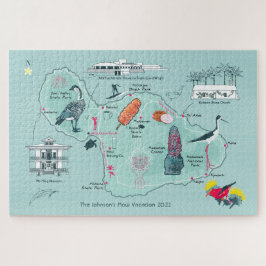 マウイ島のカスタマイズ可能な地図，ハワイ島ジグソーパズル ジグソーパズル