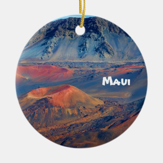 マウイ島の風景 セラミックオーナメント (正面)