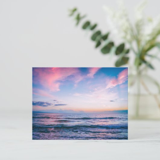 マウイ島キヘイの夕焼け | ポストカード (スタンド正面)