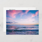 マウイ島キヘイの夕焼け | ポストカード (正面/裏面)