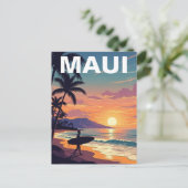 マウイ島ハワイ旅行 ポストカード (スタンド正面)