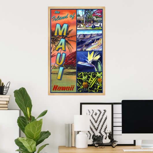 マウイ島ハワイ ポスター (ホームオフィス)