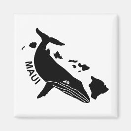 マウイ島 – ハワイ諸島ハンバック マグネット