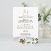 マウイ島、ハワイ　行き先　情報　詳細 招待状 (スタンド正面)