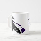 マウイ島 – パープルハワイ諸島 コーヒーマグカップ (正面左)
