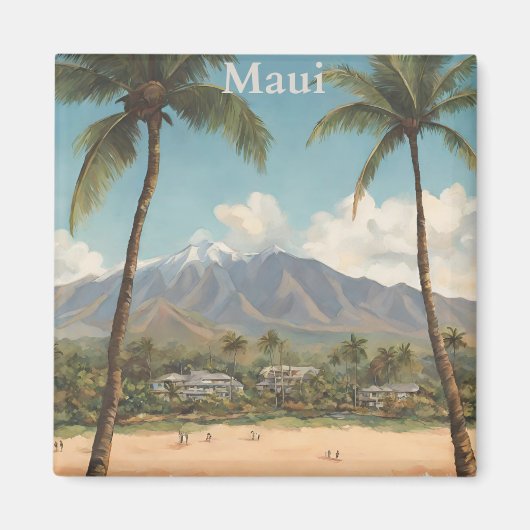 マウイ島 (1) マグネット (正面)