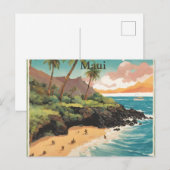 マウイ島(5) ポストカード (正面/裏面)