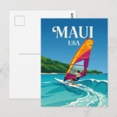 マウイ島 USA ポストカード (正面/裏面)