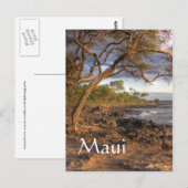 マウイ海ビュー ポストカード (正面/裏面)