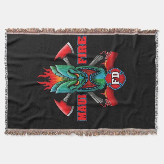 マウイ火災 スローブランケット (正面)